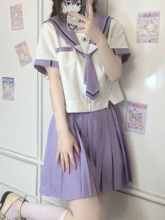 藤兰高校·水手服下裙-资料图