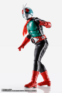 SHF 真骨雕 假面骑士新2号 50周年纪念Ver.-资料图