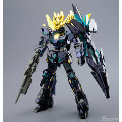 HGUC RX-0 独角兽高达2号机 报丧女妖 毁灭模式 C3会场限定 钛电镀绿色精神力框架版