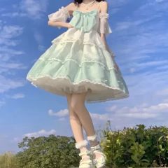 渐变色钉珠版小海妖 JSK-资料图