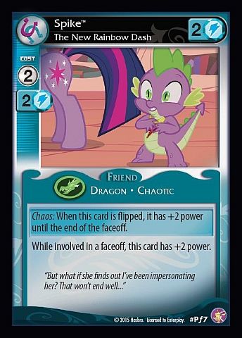 Spike, The New Rainbow Dash