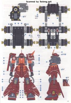 MG MS-06R 精神力高机动型扎古II Ver.Ka-资料图