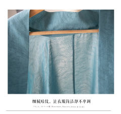 天丝龟甲纹·半袖  褙子-资料图