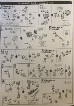 HG AGE1剃刀型&AGE2狩猎型-资料图
