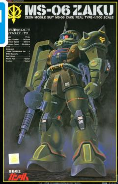 1/100 MS-06 扎古II 真实配色-资料图