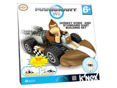 K'NEX Mario Kart Building Set 森喜刚 乌贼 Donkey Kong and Standard Kart-资料图