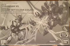 SD高达 EX-Standard RX-93 ν 高达 MSN-04 沙扎比 透明色 套装-资料图