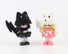 LOFI冬日毛绒限量款公仔-黑色-资料图