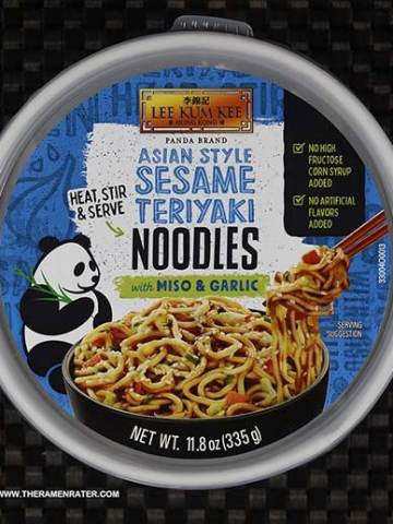 Asian Style Sesame Teriyaki Noodle With Miso & Garlic