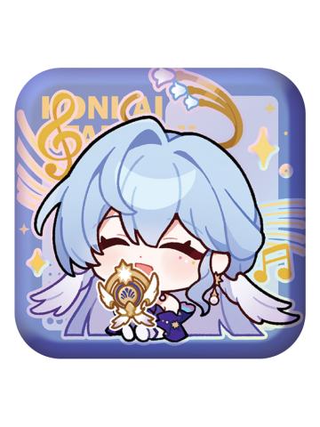 知更鸟方形徽章-帕姆展览馆系列