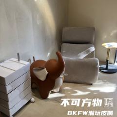 吉象招财皮质公仔-超大号-资料图