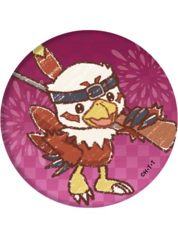 麻鹰兽-GraffArt涂鸦风法被Q版吧唧