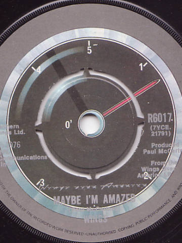 Maybe I'm Amazed