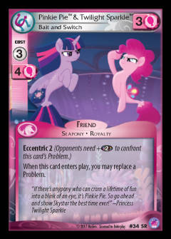 Pinkie Pie & Twilight Sparkle, Bait and Switch