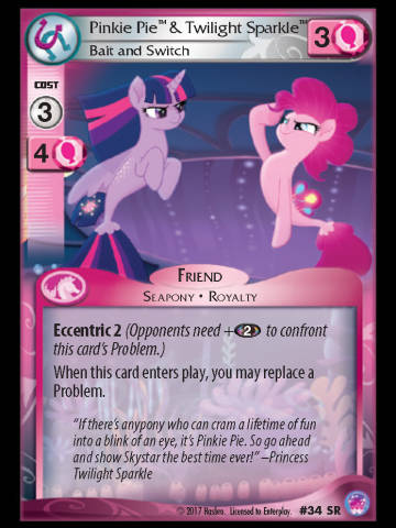 Pinkie Pie & Twilight Sparkle, Bait and Switch