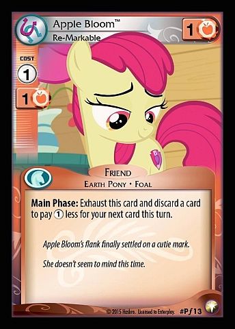 Apple Bloom, Re-Markable