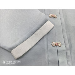 丛云纹暗花纱-资料图