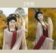大唐荣耀唐制拖尾诃子裙-资料图
