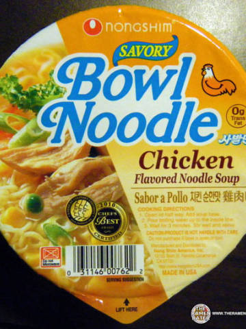 Bowl Noodle Savory Chicken