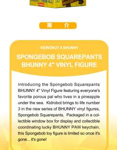 Bhunny系列 海绵宝宝-资料图