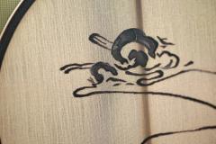  蘇制刻絲湘妃竹柄團扇-资料图