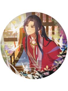 花城（云卷香韵）-花语怜蝶徽章系列