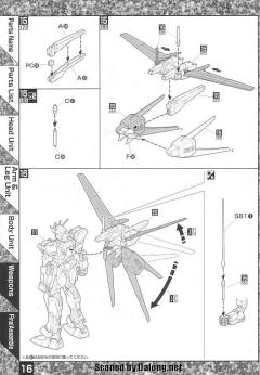 GAT-X105+AQM/E-X01 翔翼型强袭高达-资料图