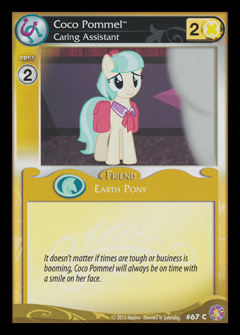 Coco Pommel, Caring Assistant