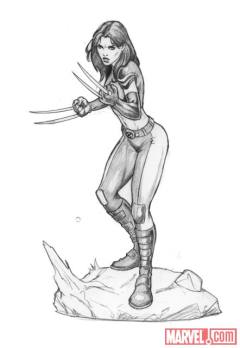 Fine Art Statue 劳拉·金尼 X-Force-资料图