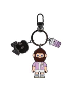 甜筒掉了·多肉葡萄冻钥匙扣