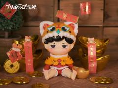 虎年抱财-坐姿小老虎-资料图