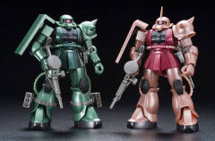 HGUC 夏亚专用扎古II&量产型扎古II THE ART OF GUNDAM OSAKA 金属色版