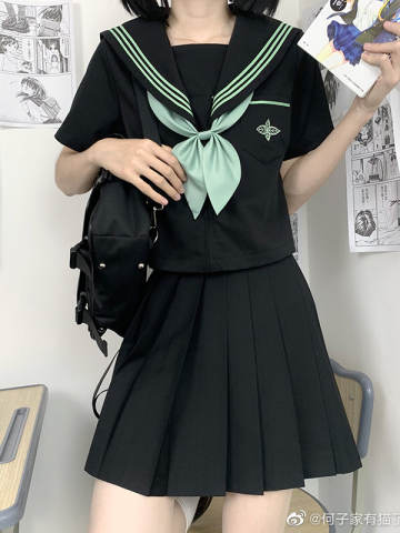 薄荷奶绿·水手服