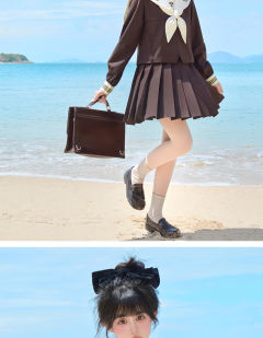 摩卡奶油 水手服套装-资料图