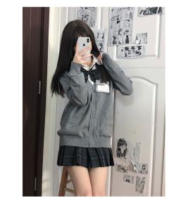 纯色毛衣开衫-资料图