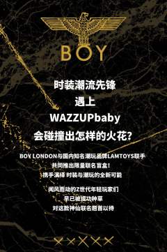 变色龙-BOY LONDON联名系列-资料图