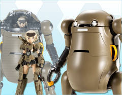 Handscale Girl 轰雷 with 20 Mechatro Wego "Brown"-资料图