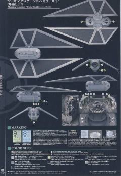 Spacecrafts & Vehicles 星球大战塑料模型 钛打击者-资料图