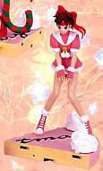 Capcom Character Christmas Santa Girl Figure 春日野樱 