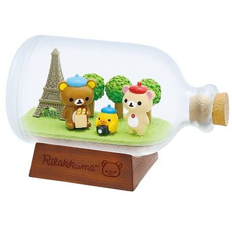 Terrarium of Rilakkuma - Europa no Tabi Kibun 小黄鸡 轻松熊（白） 轻松熊 Paris