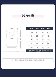 棋盘格毛衣背心-资料图