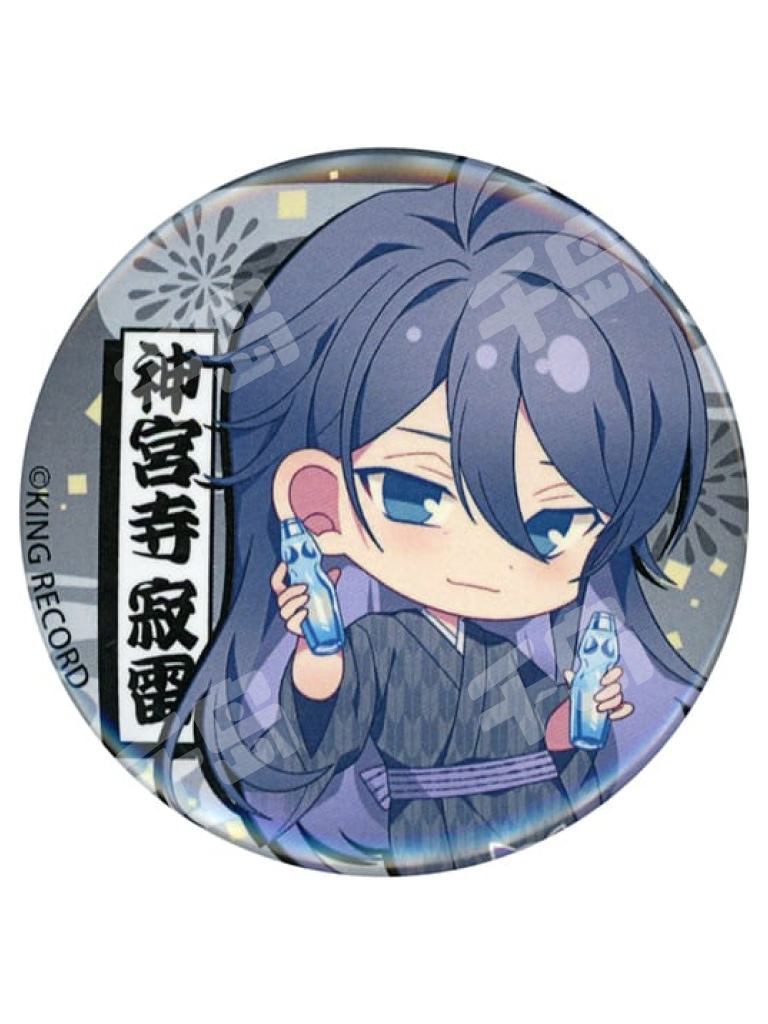 神宮寺寂雷 2023 マルイ 缶バッジ 浴衣 ヒプノシスマイク マルイ2023 浴衣 寂雷 アクスタ＆缶バッジ - メルカリ
