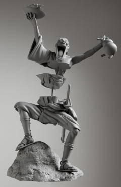 Door Painting Collection Figure 道化的巴基 武士 ver.-资料图