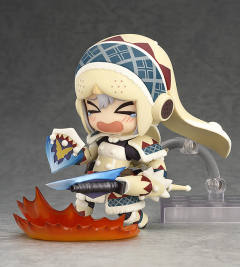 粘土人 #376 猎人 オトモアイルー Urku Armor ver.-资料图