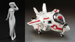 Eggplane Series 铃明美 Lynn Minmay (Chinese Dress) w/VF-1J Valkyrie-资料图