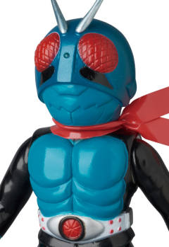 Toei Retro Sofubi Collection 假面骑士1号 (New Color) Middle Size-资料图
