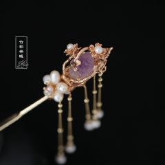 紫色步摇-资料图
