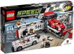 75876 保时捷 919 Hybrid 和 917K 维修站-资料图