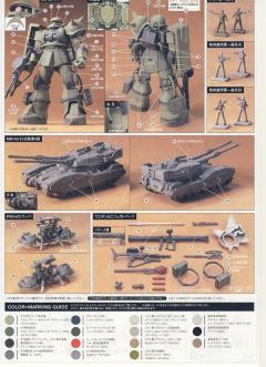 HG U.C. Hard Graph MS-06 扎古II陆地战套装-资料图