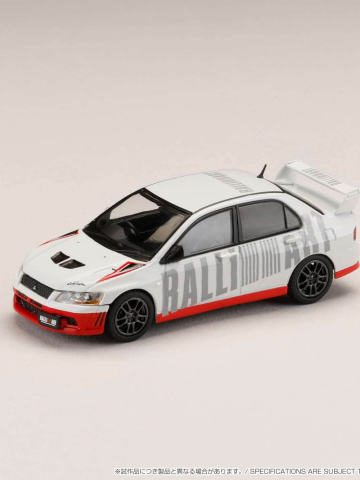 MITSUBISHI LANCER EVOLUTION 7 GSR RALLIART - SCORTIA WHITE